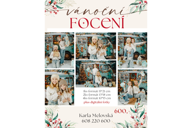 Vánoční focení